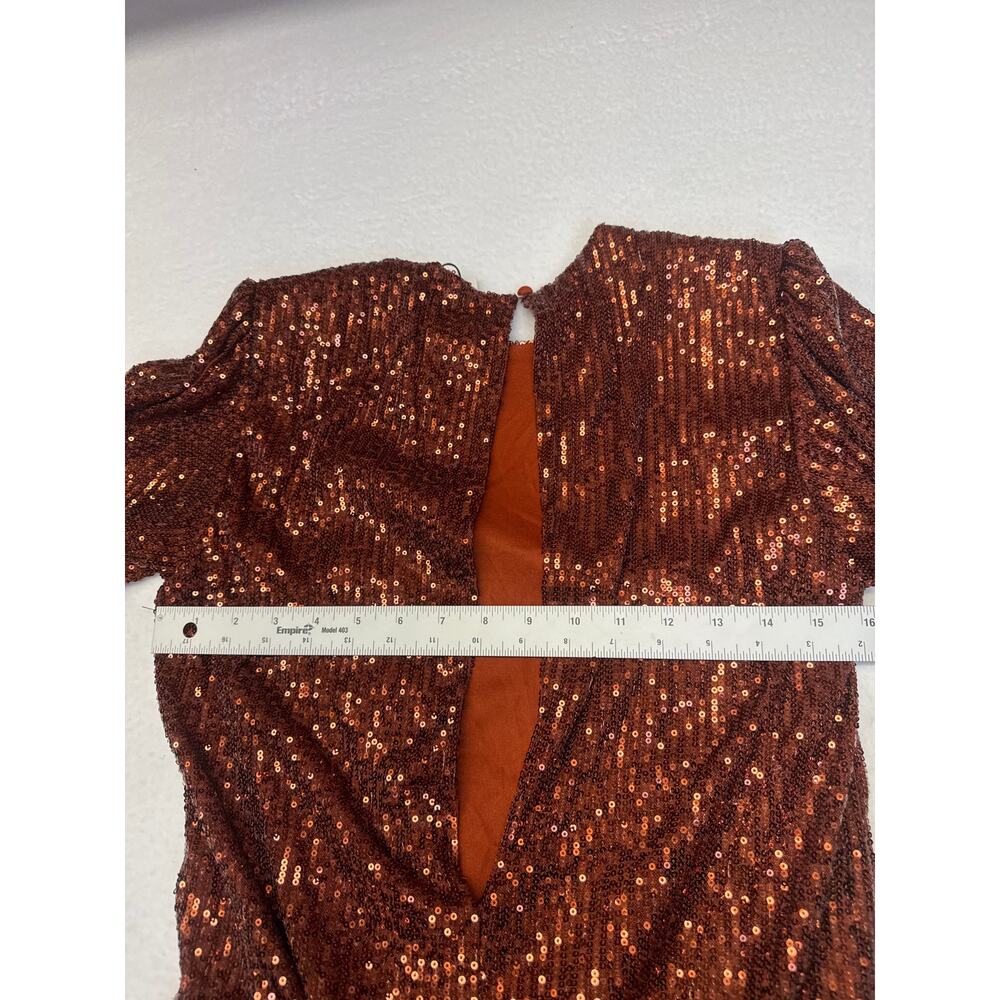 Retrofete bronze Flynn sequin dress size S NWT - Picture 8 of 10